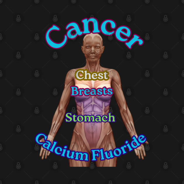 Cancer "The Breasts, Chest & Stomach" T-Shirt