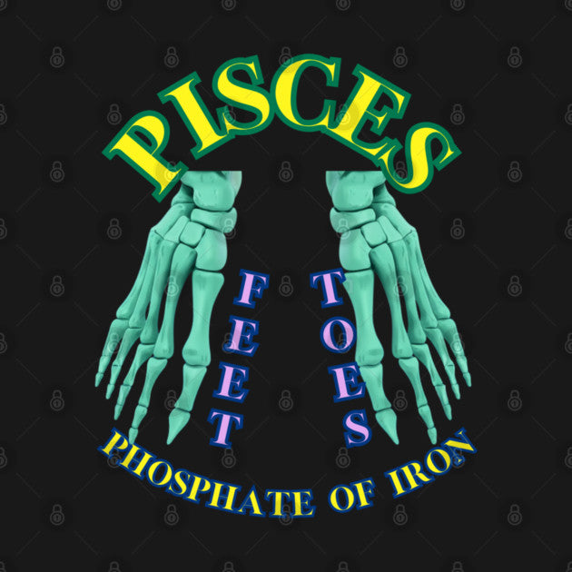 Pisces "The Feet & Lymphatic System" T-Shirt